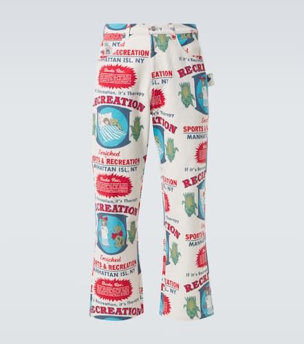 Enrichment Knolly Brook cotton straight pants - Bode - Modalova