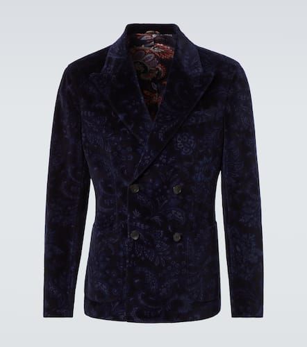 Blazer en velours de coton mélangé - Etro - Modalova