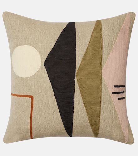 Cuscino Monterey Triangles in lino - Jonathan Adler - Modalova