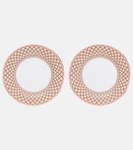 Set de 2 platos de postre Napoli Dusty Pink - La DoubleJ - Modalova