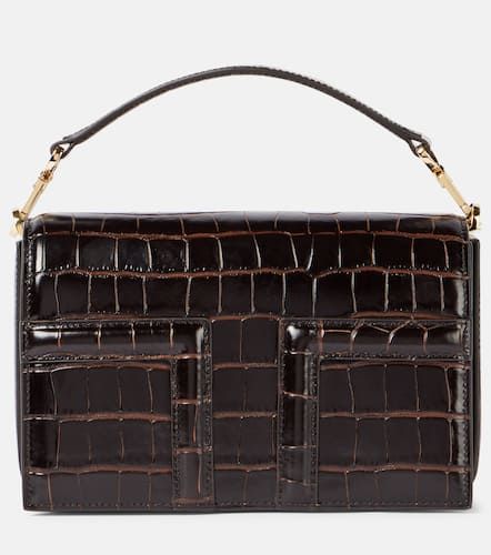 T-Flap Mini croc-effect tote bag - Toteme - Modalova