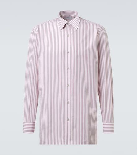 Camicia in popeline di cotone a righe - Charvet - Modalova