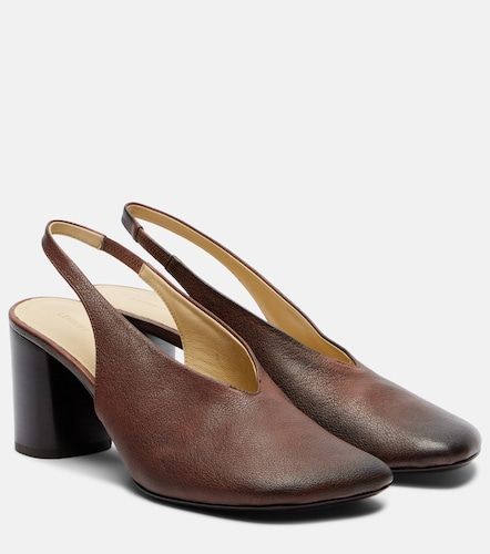 Glove leather slingback pumps - Lemaire - Modalova