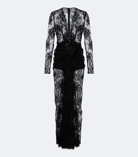 Maxikleid aus einem Baumwollgemisch mit Spitze - Dolce&Gabbana - Modalova