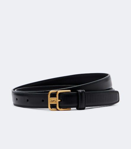 Cassandre leather belt - Saint Laurent - Modalova