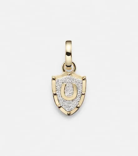 Protection Horseshoe Crest Miniature 18kt pendant with diamonds - FoundRae - Modalova
