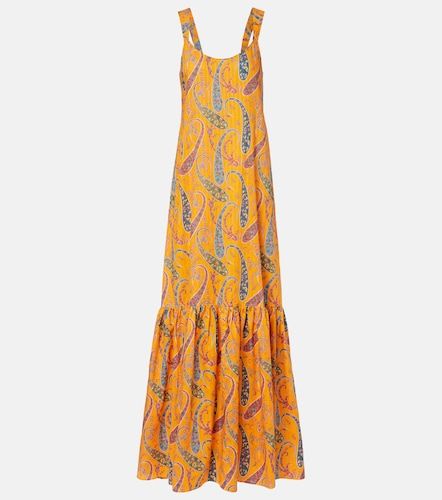 Vestido largo de cady de algodón estampada - Etro - Modalova