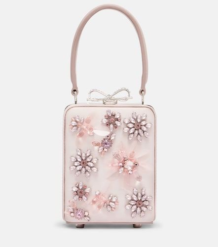 Borsa a tracolla Micro con cristalli - Self-Portrait - Modalova