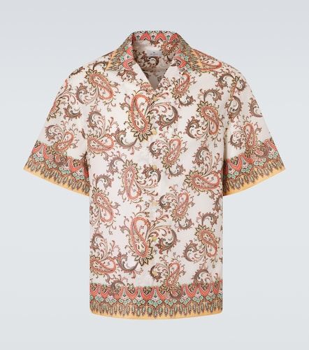 Camicia bowling in cotone con stampa - Etro - Modalova