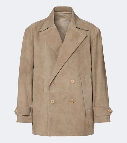 Stoffa Double-breasted suede jacket - Stoffa - Modalova