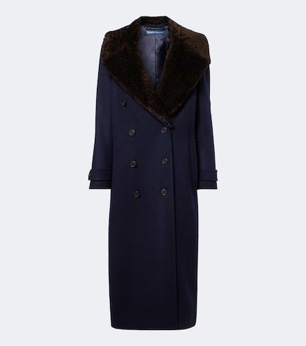 Shearling-trimmed wool coat - Polo Ralph Lauren - Modalova