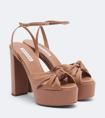 Sandali Cupid in pelle platform - Aquazzura - Modalova