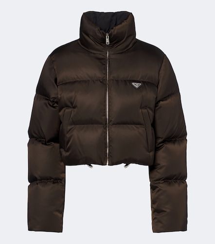 Prada Cropped Re-Nylon down jacket - Prada - Modalova