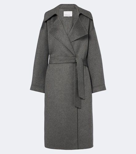 Issen wool-blend wrap coat - The Frankie Shop - Modalova