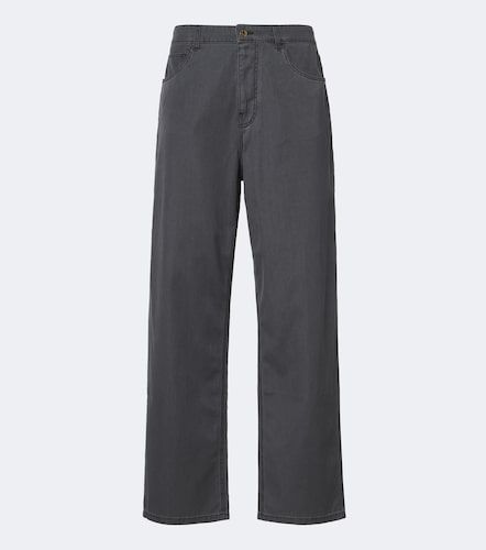 Miu Miu Jeans anchos de chambray - Miu Miu - Modalova