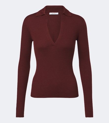 Ribbed-knit cashmere polo sweater - Max Mara - Modalova