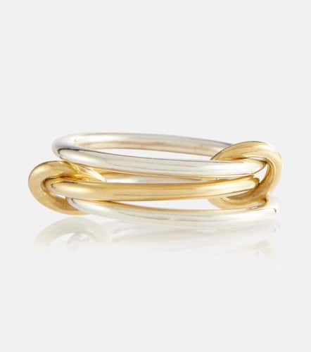 Solarium 18kt yellow gold and sterling linked rings - Spinelli Kilcollin - Modalova