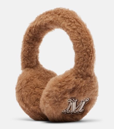 Scaldaorecchie in cammello e seta - Max Mara - Modalova