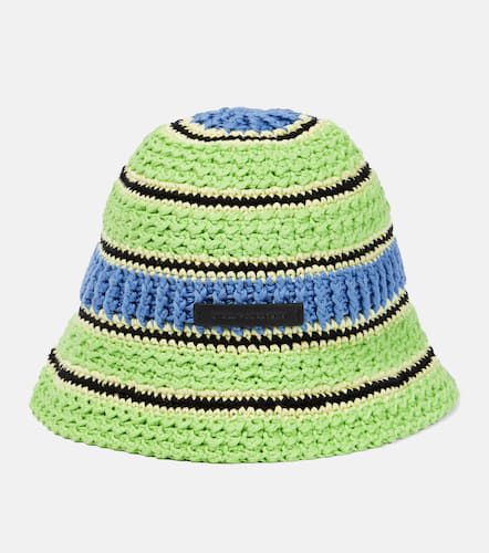 Logo cotton crochet bucket hat - Stella McCartney - Modalova