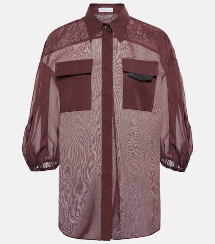 Camisa de popelín de algodón - Brunello Cucinelli - Modalova