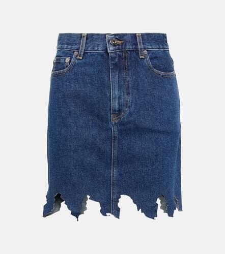 Distressed denim miniskirt - JW Anderson - Modalova