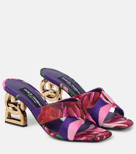 Dolce&Gabbana Floral jacquard mules - Dolce&Gabbana - Modalova