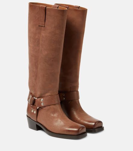 Roxy leather knee-high boots - Paris Texas - Modalova
