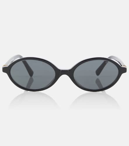 Miu Miu Logo round sunglasses - Miu Miu - Modalova
