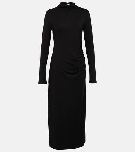 Ruched high-neck jersey midi dress - Vince - Modalova