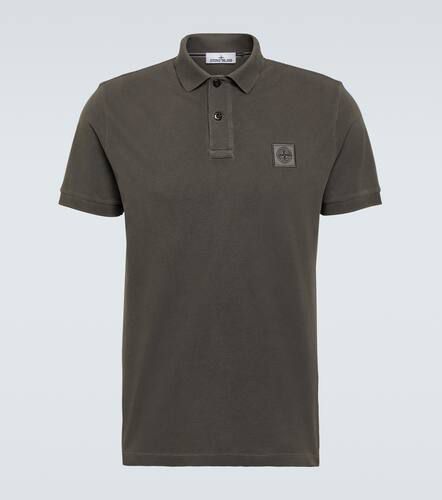 Compass cotton piquÃ© polo shirt - Stone Island - Modalova