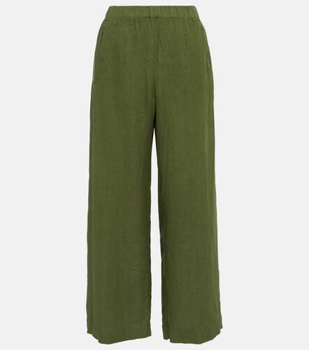 Lola high-rise wide-leg linen pants - Velvet - Modalova