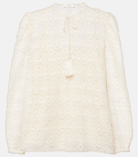 Bluse aus Baumwolle mit Spitze - Frame - Modalova