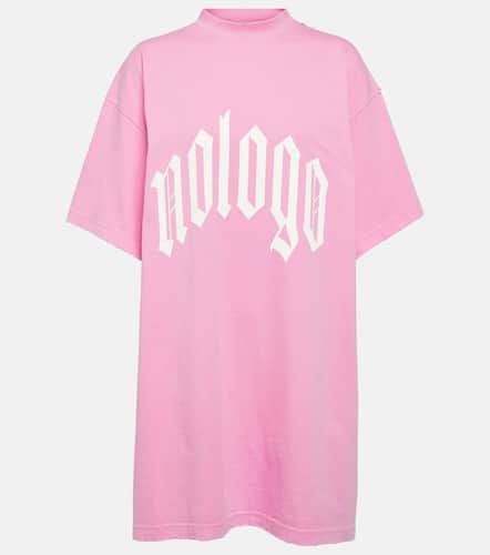 Printed cotton jersey T-shirt - Balenciaga - Modalova