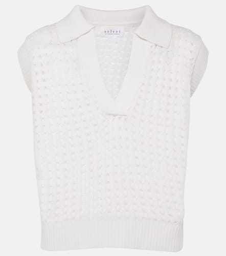 Taye cotton and cashmere sweater vest - Velvet - Modalova