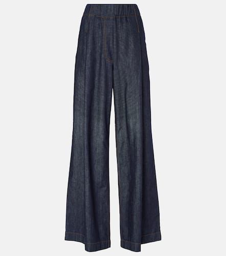 Jeans anchos de tiro alto - Dries Van Noten - Modalova