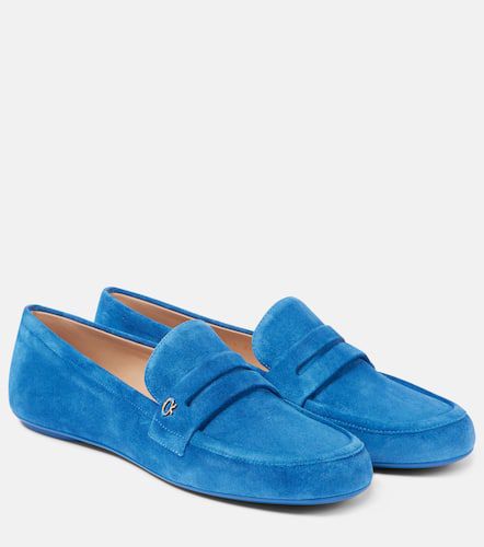 Loafers aus Veloursleder - Gianvito Rossi - Modalova