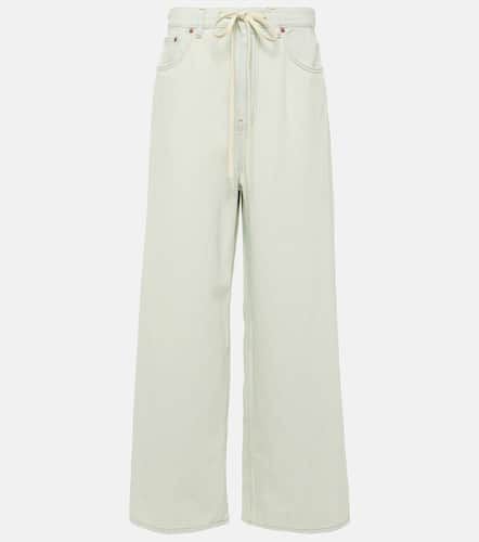 High-rise wide-leg jeans - MM6 Maison Margiela - Modalova