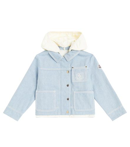 Chaqueta Esbly de denim con capucha - Moncler Enfant - Modalova