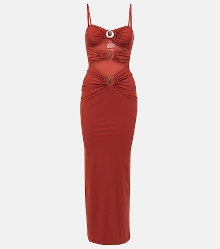 Abito lungo Crystal Orbit con cut-out - Christopher Esber - Modalova