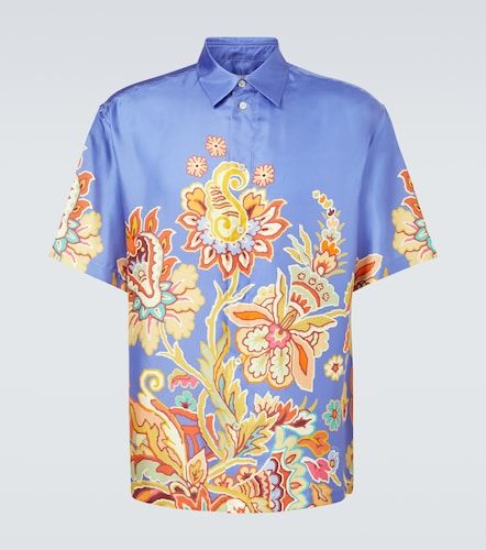 Etro Camisa bowling de seda floral - Etro - Modalova
