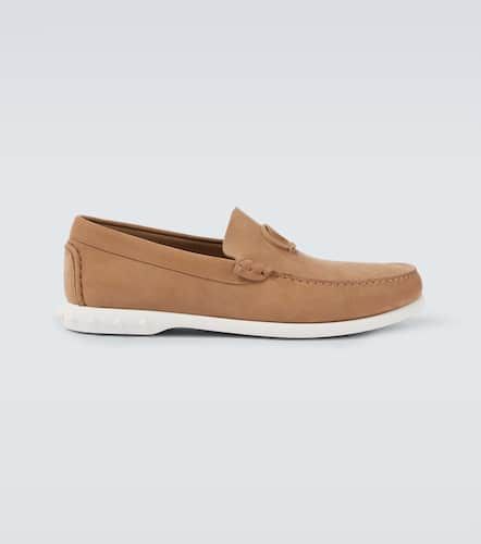 Moonboat leather boat shoes - Christian Louboutin - Modalova