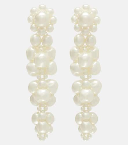 Drip faux pearl drop earrings - Simone Rocha - Modalova