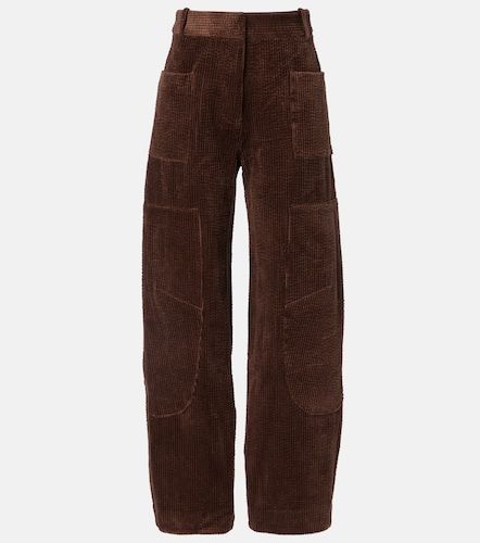 Pantalones cargo de pana de algodón - Ganni - Modalova