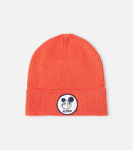 Gorro de algodón y lana con aplique - Mini Rodini - Modalova