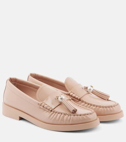 Addie embellished patent leather loafers - Jimmy Choo - Modalova