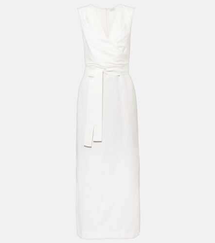 Gathered midi dress - Brunello Cucinelli - Modalova