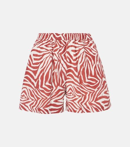Shorts in cotone e seta - Brunello Cucinelli - Modalova