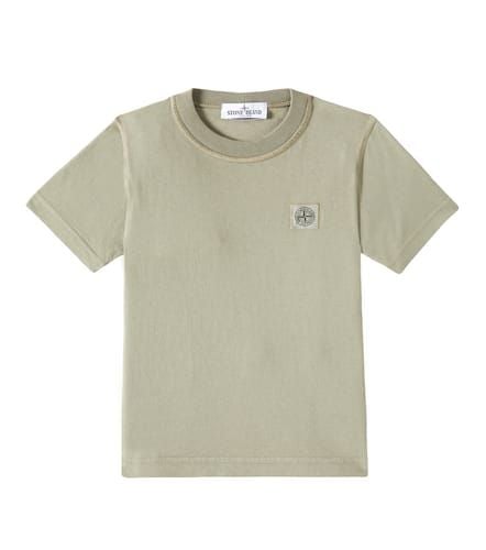 Logo cotton jersey T-shirt - Stone Island Junior - Modalova