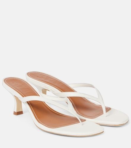 Staud Freja leather thong sandals - Staud - Modalova