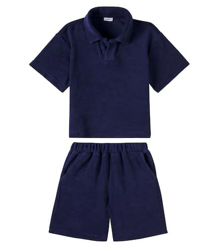 Cotton-blend polo shirt and shorts set - Il Gufo - Modalova